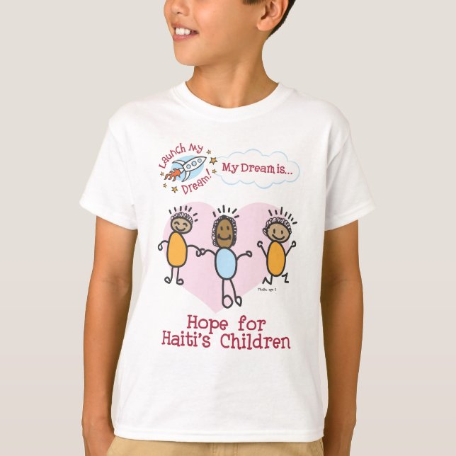 Thalia's "Hope for Haiti's Children" Shirt (Front)