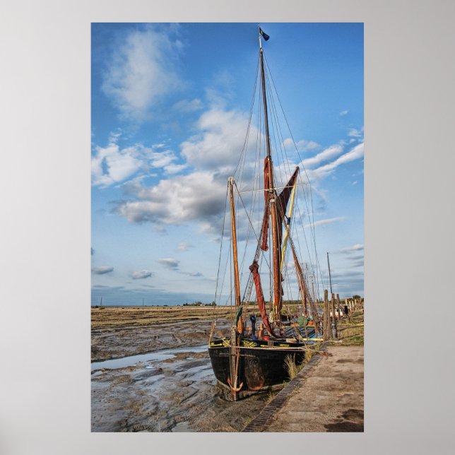 Thames Barge Poster (Front)