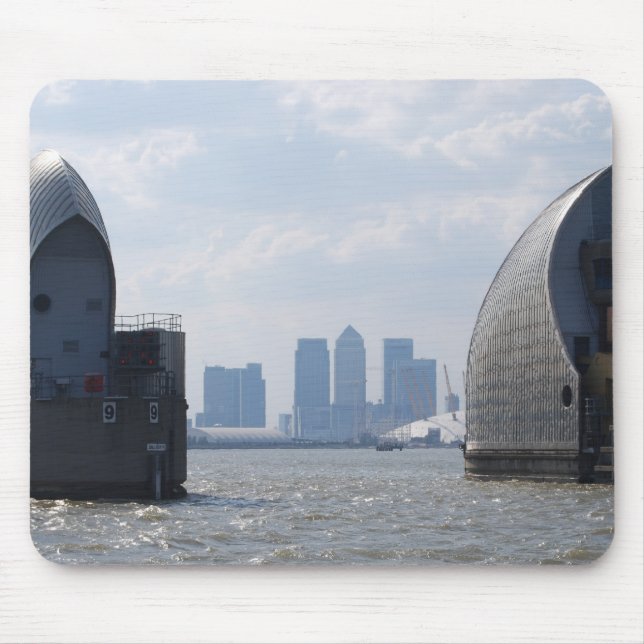 Thames barrier london mouse mat (Front)