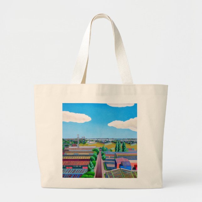 Thames Gateway Summer Large Tote Bag (Front)
