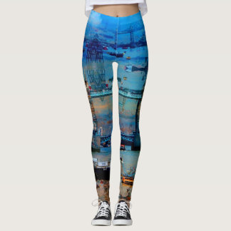 Thames Memories of Tower Bridge, London England Leggings