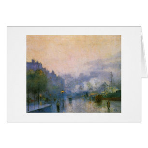 Thames Port by Ury German impressionist painting