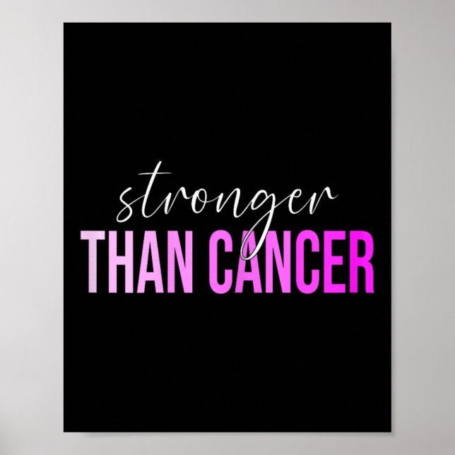 Than Cancer Breast Cancer Awareness  Poster (Front)