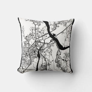 Thane Maharashtra Map Cushion