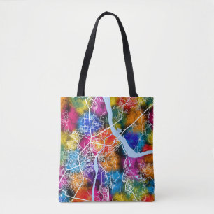 Thane Maharashtra Map Tote Bag