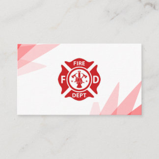 Thank A Firefighter Calling Card