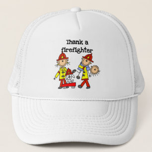 Thank a Firefighter Tshirts and Gifts Trucker Hat