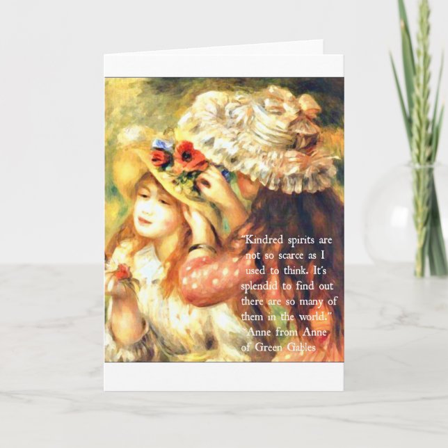 Thank a friend - Anne of Green Gables Quote You Card (Front)
