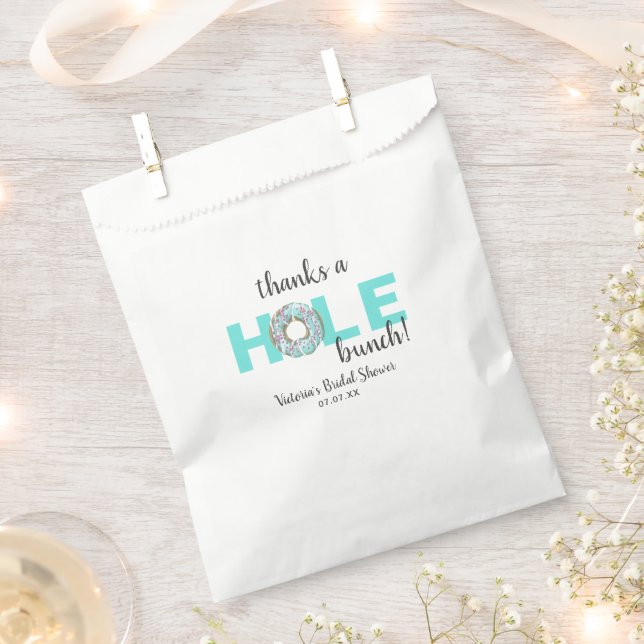 Thank a Hole Bunch | Doughnut Party Favour Bags (Clipped)