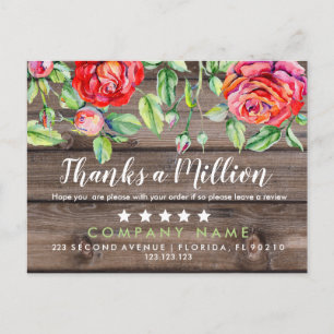 Thank A Million Purchase Card Business Thank You