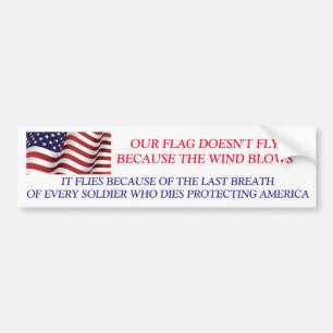 THANK A SOLDIER BUMPER STICKER
