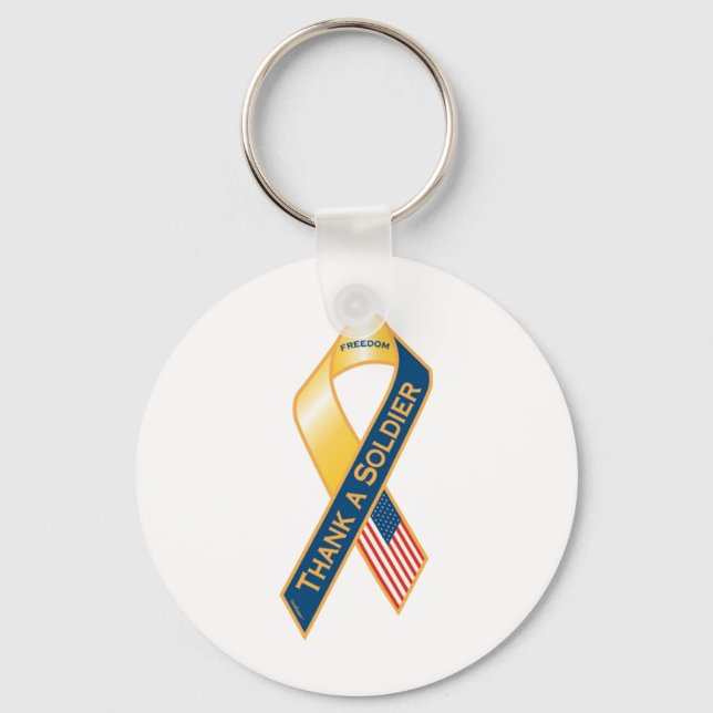 Thank A Soldier Key Ring (Front)