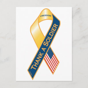 Thank A Soldier Postcard