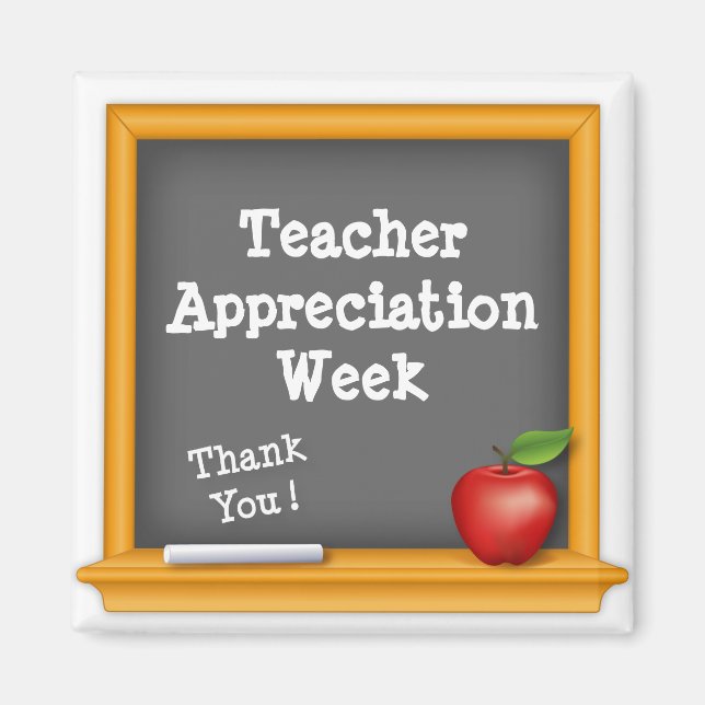 Thank a Teacher Appreciation Week Magnet (Front)