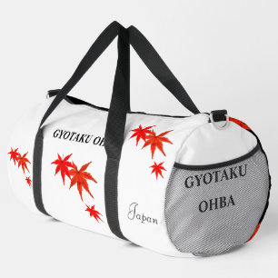 Thank and pray for all life. duffle bag