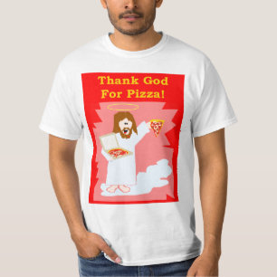 Thank God For Pizza Men's T-Shirt