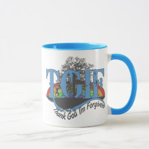 Thank God I'm forgiven TGIF Mug