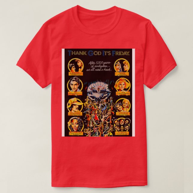 Thank God Its Friday 1978 T-Shirt (Design Front)