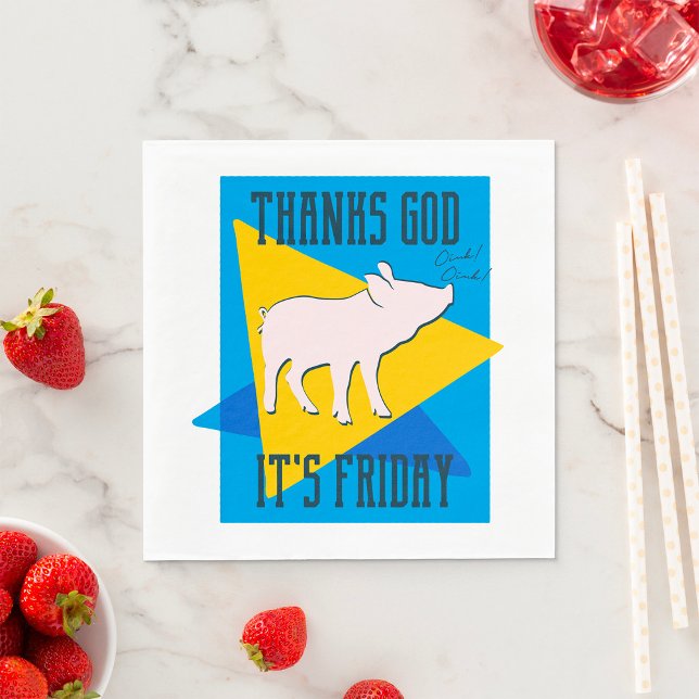 Thank God Its Friday Napkin (Creator Uploaded)