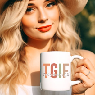 Thank goodness it's fall coffee mug