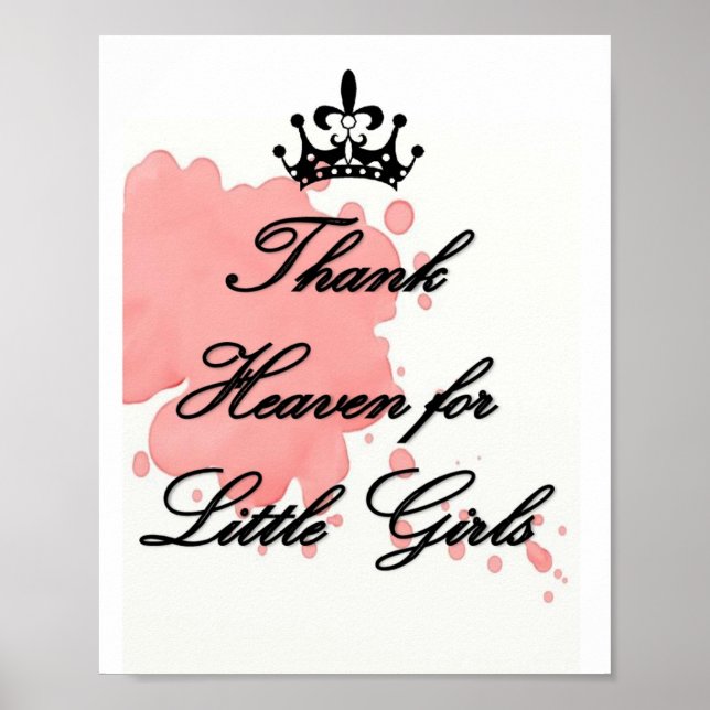Thank Heaven for Little GIrls Poster (Front)