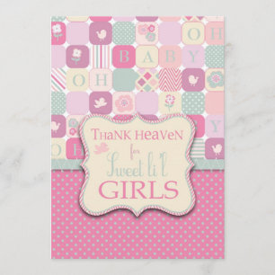 Thank Heaven Girl Invitation