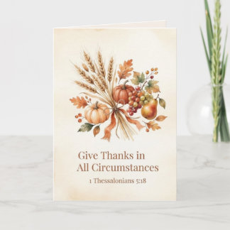 Thank In All Circumstances Card