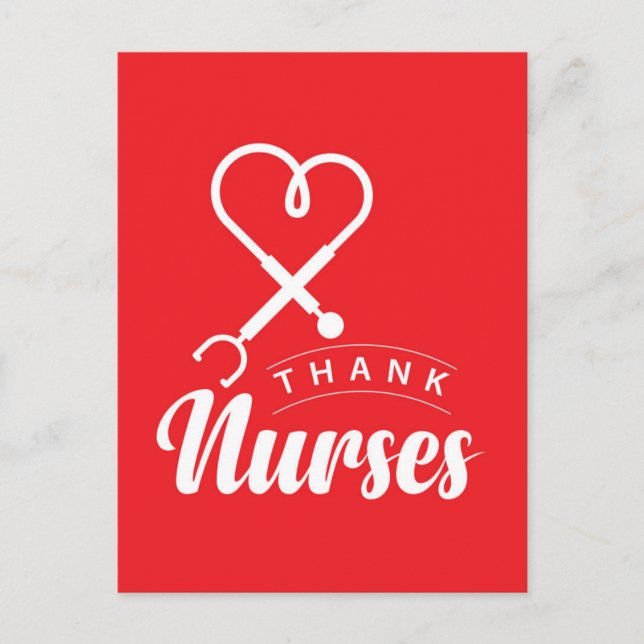 Thank Nurses Postcard (Front)