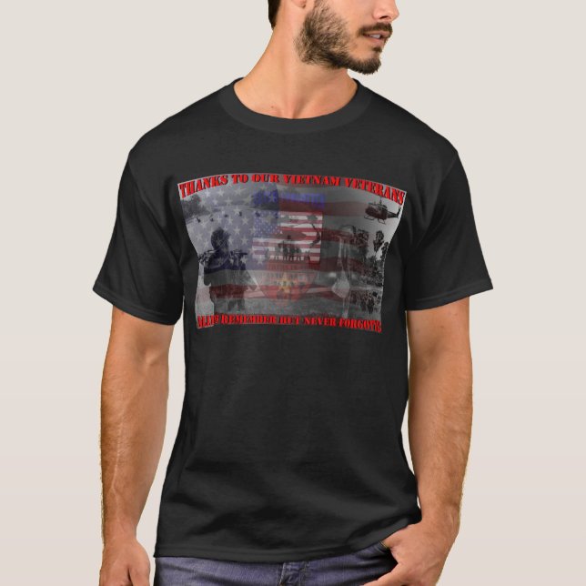 Thank the brave Viet-Nam Veterans T-Shirt (Front)