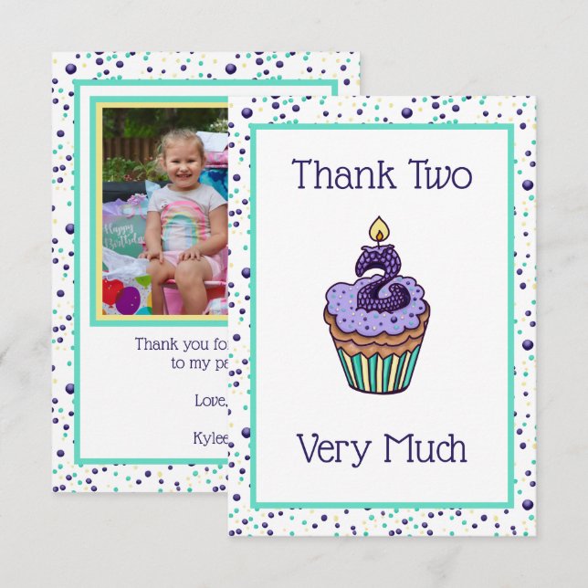 Thank Two Very Much You Card (Front/Back)