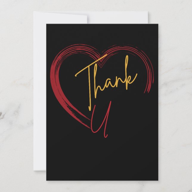 Thank U Card (Front)