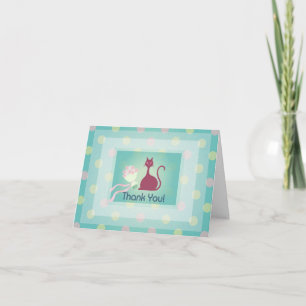 Thank U Card (Cat Design)
