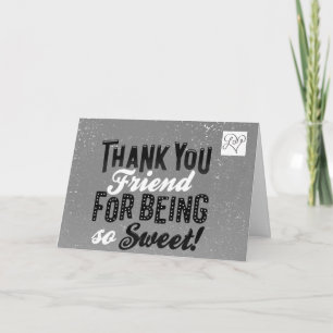 THANK U FOR BEING MY FRIEND BIRTHDAY WISHES CARD