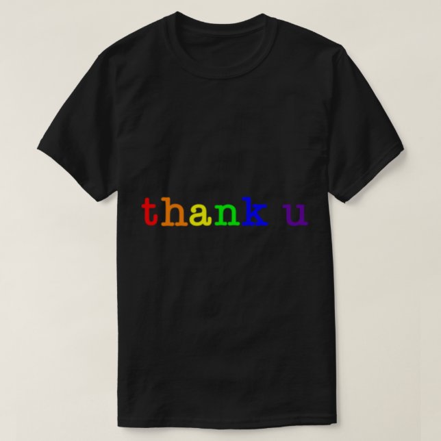 thank u - jagged little pill rainbow  T-Shirt (Design Front)