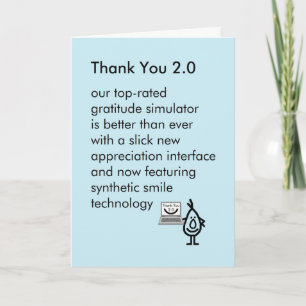 Thank You 2.0 - a funny thank you poem