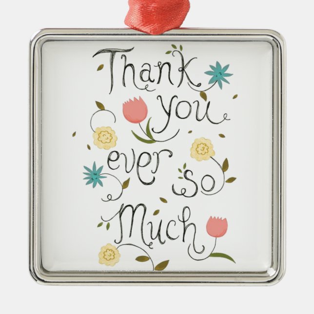 *THANK YOU* 2 SOMEONE SPECIAL ORNAMENT FOR ANYTIME (Front)