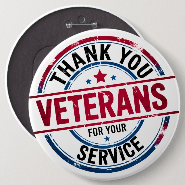 Thank you 6 cm round badge (Front & Back)