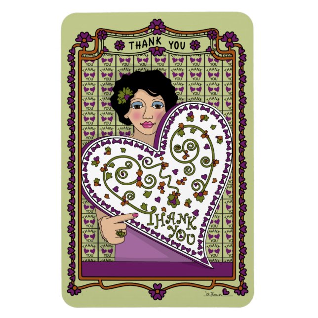 Thank You_A_4x6 Refrigerator Magnet (Vertical)