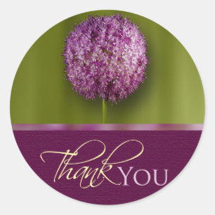 Thank You Acknowledgement Envelope Seal Sticker