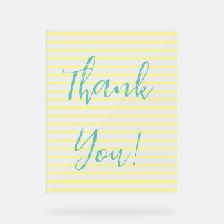 Thank You Acrylic Sign