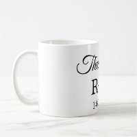 Thank you add couple name initial letter text date