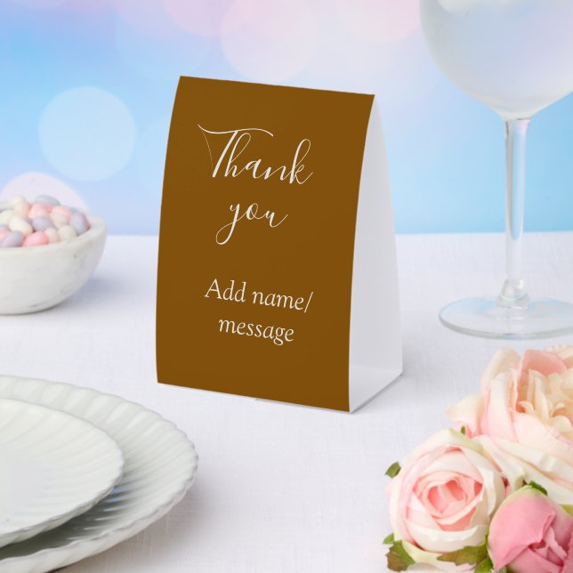 Thank you add name message simple stylish golden s (Insitu(Wedding))