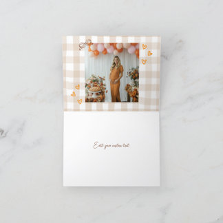 Thank You Add Photo Folded Card Cutie Pie 