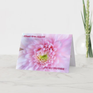 Thank You ALLAH for My MOTHER ! Card
