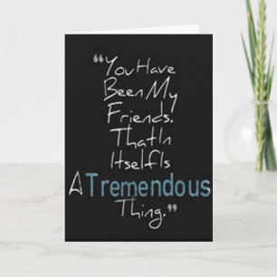 *****THANK YOU***** AMAZING FRIENDS THANK YOU CARD