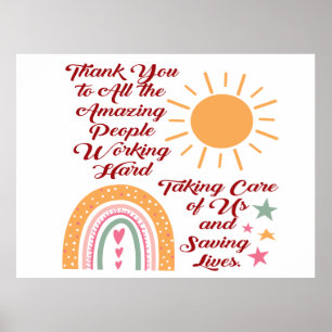 Thank You Amazing People Poster