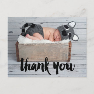 Thank You and Baby Birth Announcement Postcard