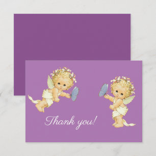 Thank you angel with buterfly card