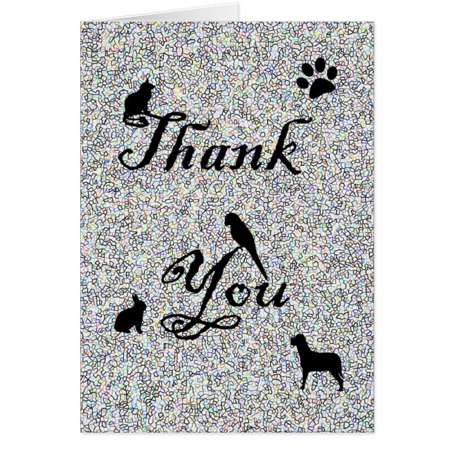 Thank You Animal Caregiver Business Appreciation (Front)