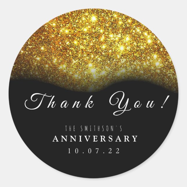 Thank You Anniversary Sticker (Front)